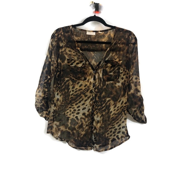 New York & Company Tops - New York company animal print top